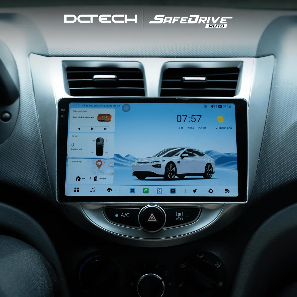 DCTECH DC H300 ULTRA Android Car Screen 4G LTE 4GB 64GB Octa Core 9/10 Inch